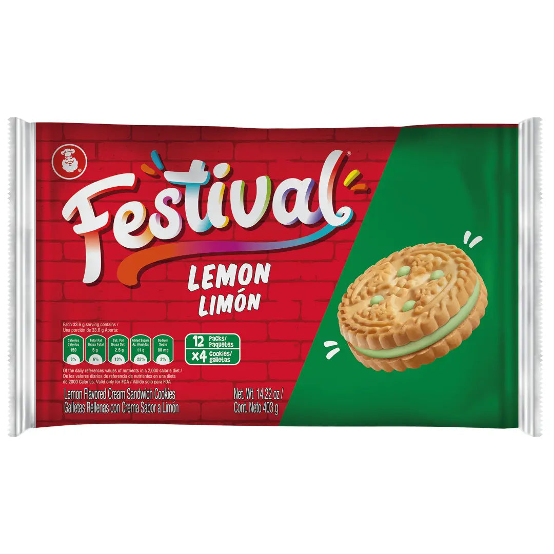 Noel Festival Limon 12 Unidades 403g