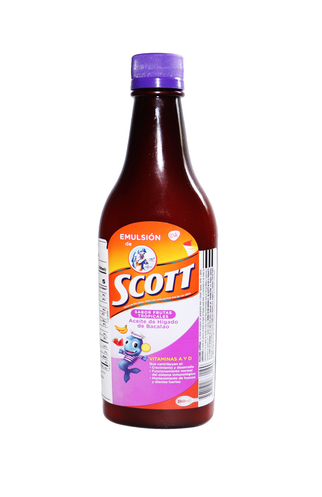 Emulsion Scott Sabor Frutas Tropicales 12oz