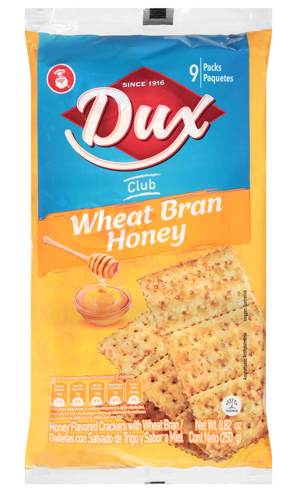 Dux Wheat Bran Honey Cracker Bag