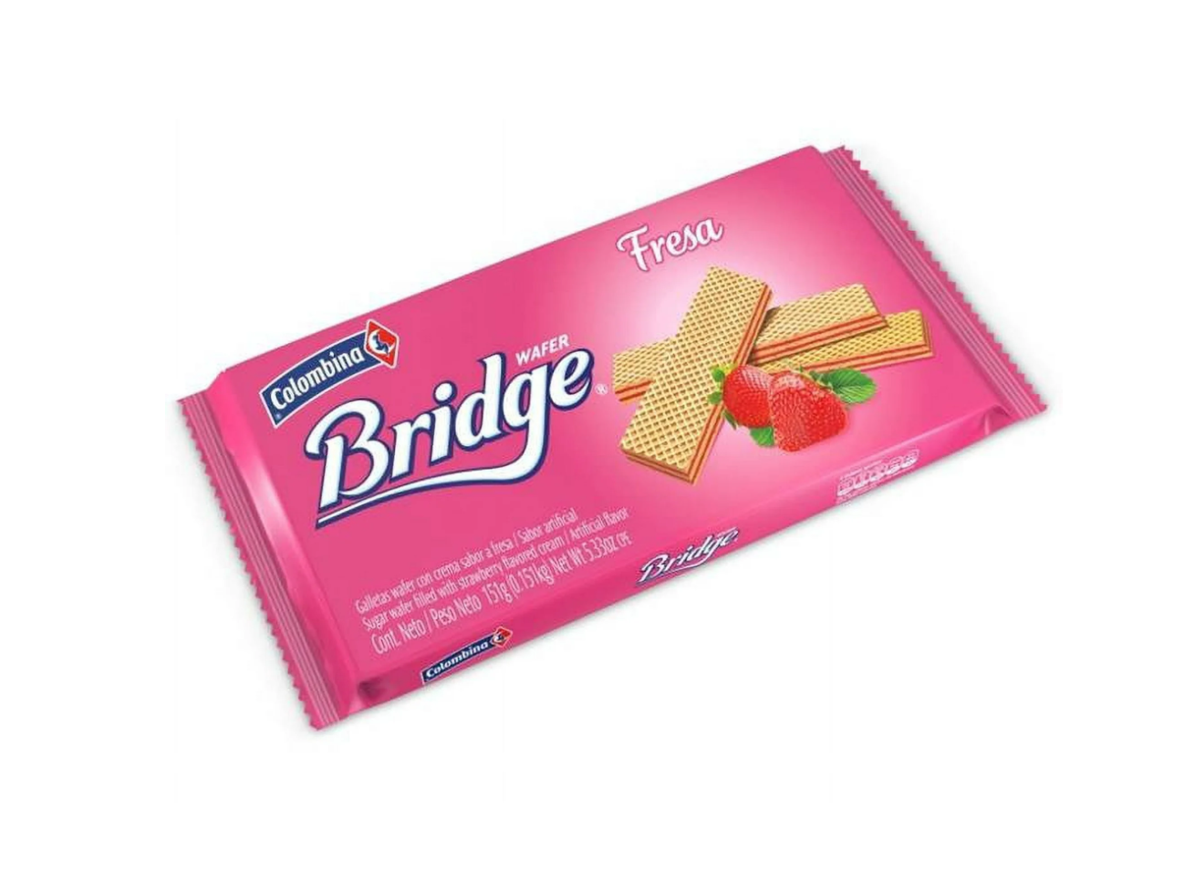 Colombina Bridge Wafer Strawberry
