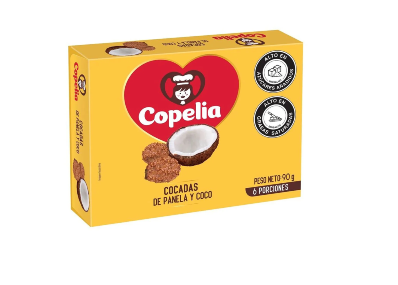 Cópelia Cocadas de Panela y Coco 90g