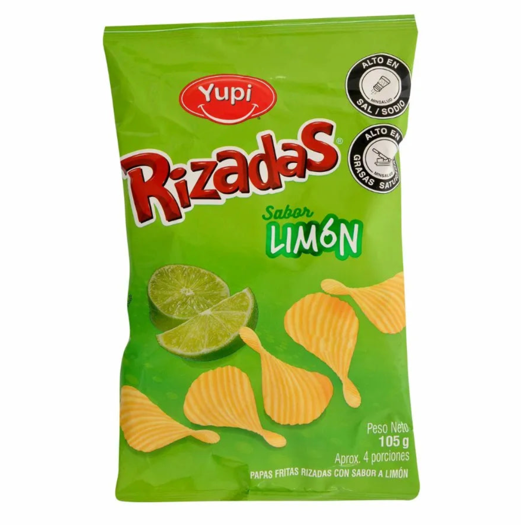 Rizadas Sabor a Limon 105g
