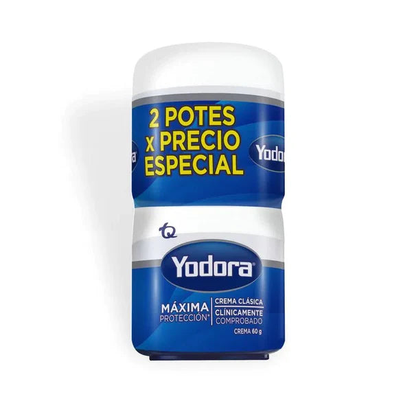 Yodora Clasico Desodorante en crema 2 units 60g