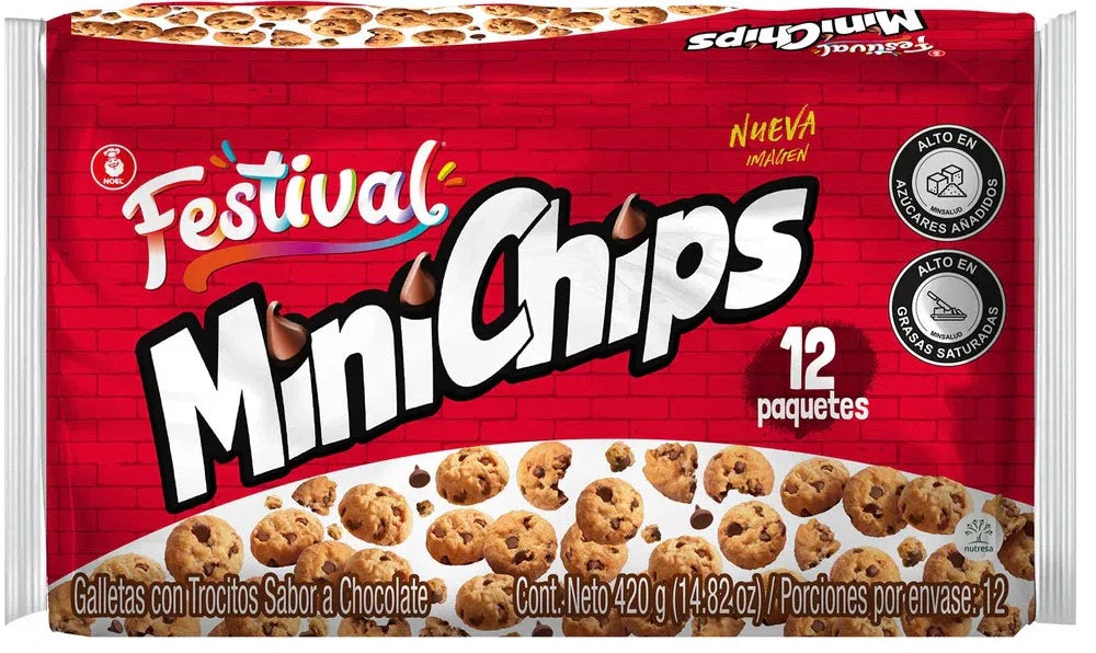 Festival Minichips 12 paquetes 420g