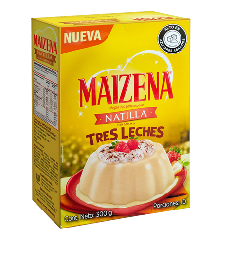 Maizena Natilla con sabor a Tres Leches 300g